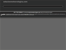 Tablet Screenshot of estacionmeteorologica.com